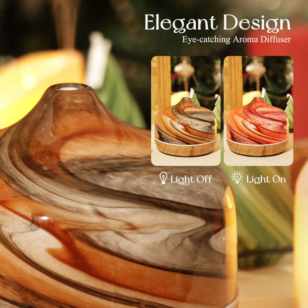 Porseme diffuser in use in bedroom or spa creates a tranquil environment