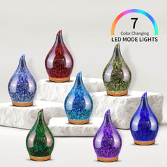 Porseme diffuser showcasing ambient LED lighting for relaxation.