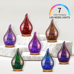 Porseme aroma diffuser with lights creates a peaceful ambiance and mood.