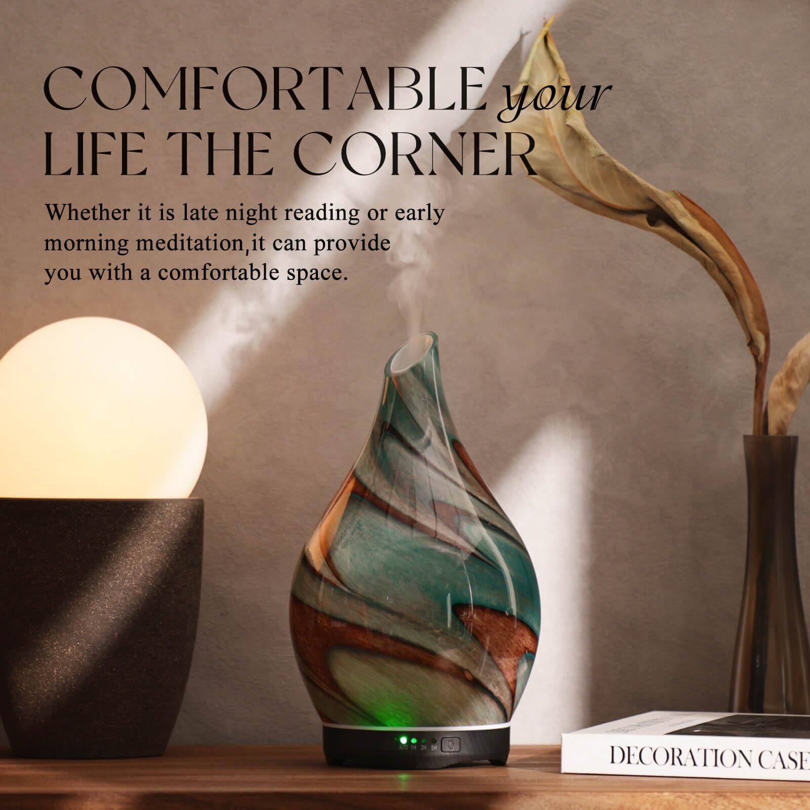 Porseme diffuser with auto-off safety feature for worry-free use