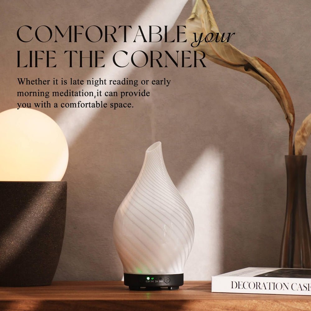 Porseme diffuser ideal for bedrooms, offices, studios and spa-like spaces.