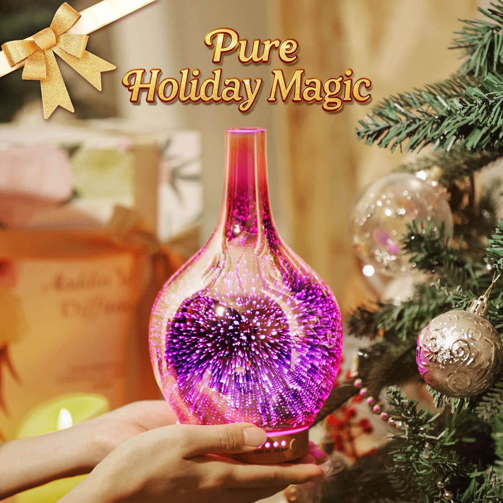 Porseme BPA-free glass diffuser designed for safe family use