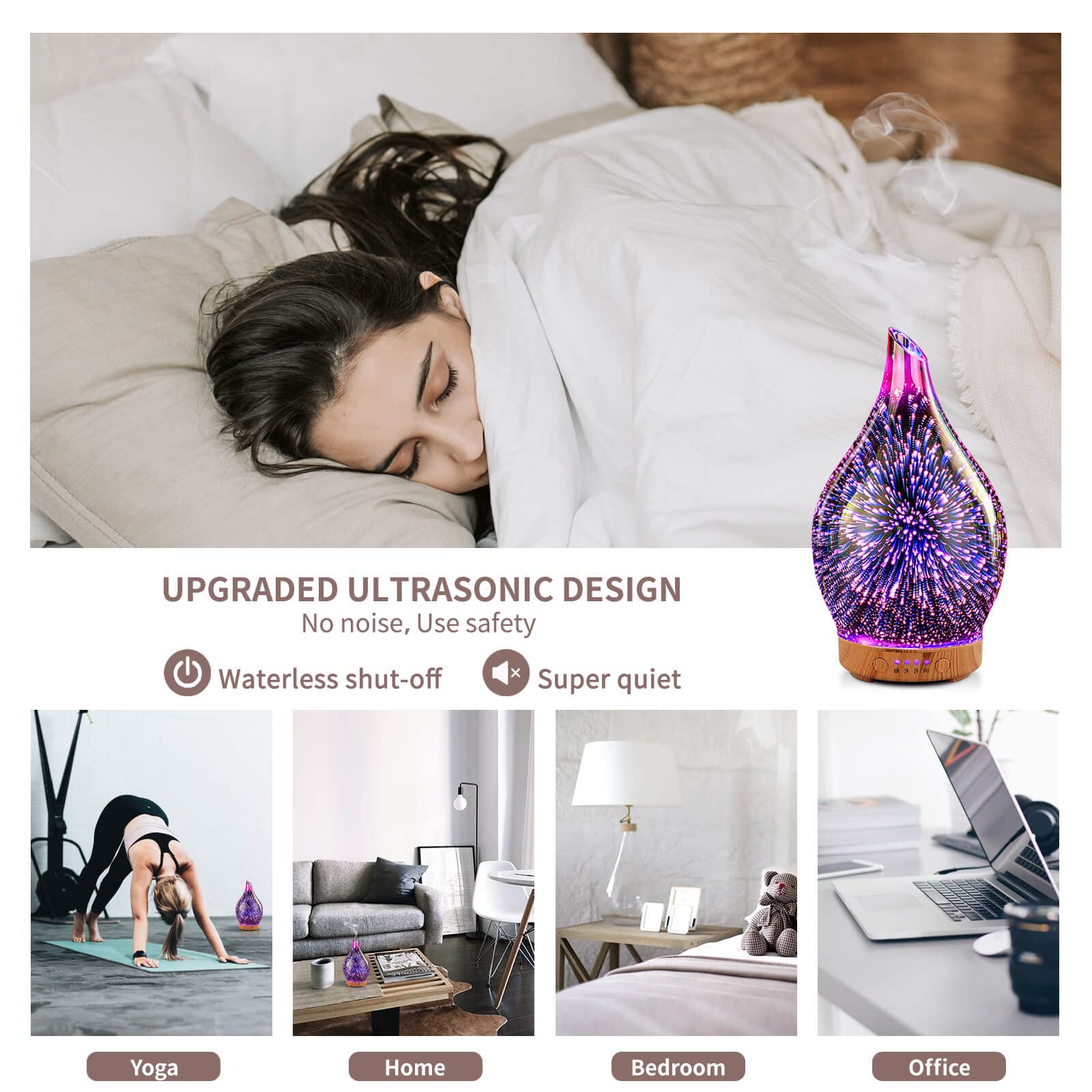 Porseme BPA-free glass construction offers a clean, toxin-free mist experience.
