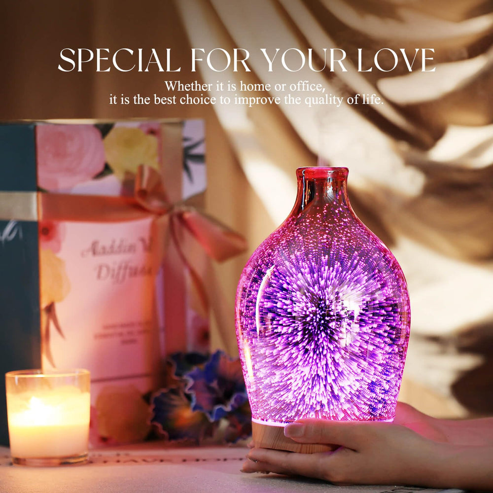Porseme diffuser with 4 timer settings provides flexible use from short sessions to long evenings.