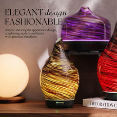 Porseme LED diffuser lights offer seven colors for customizable mood lighting.