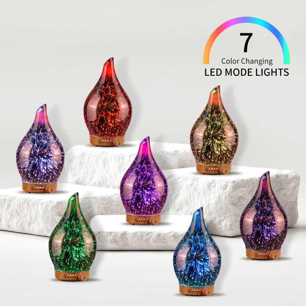Porseme diffuser rose gold glass cover showcases stylish detail for home decor.