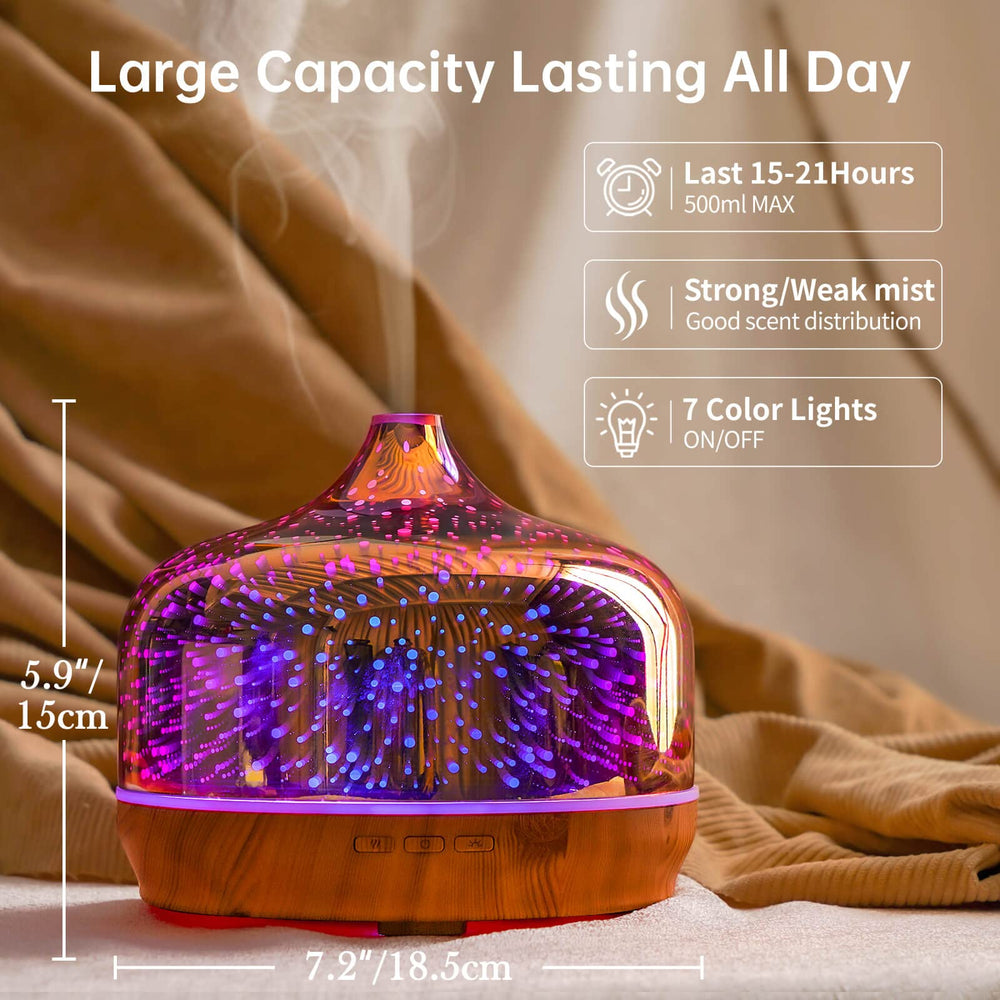 Porseme diffuser timer function for effortless scheduling.