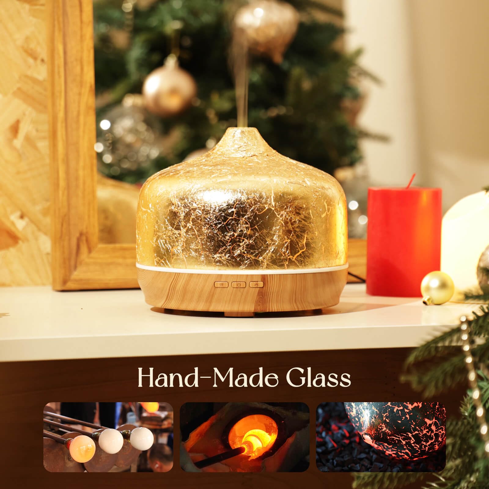 Porseme diffuser ultrasonic technology emits nano mist for even diffusion