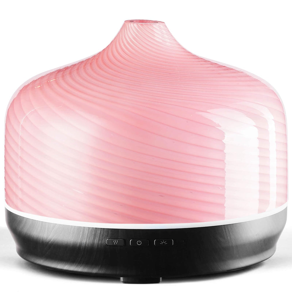 Difusor Porseme de vidrio 500 ml en primer plano, aroma suave y diseño artesanal.