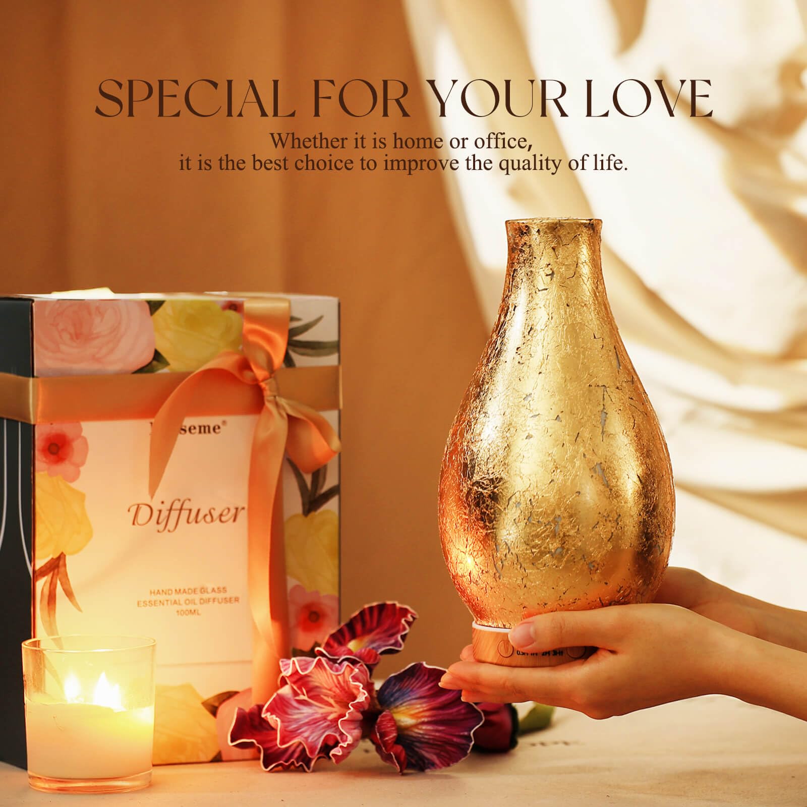 Porseme elegant spa diffuser for a relaxing atmosphere