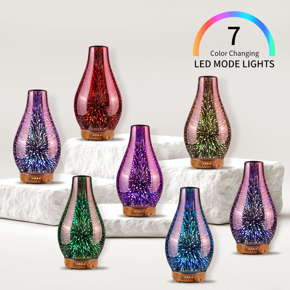 Porseme diffuser showcases a 3D firework effect for stylish decor and ambience.