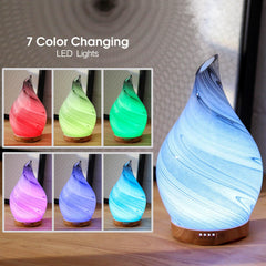 Porseme ink diffuser with LED color lights creates mood lighting for relaxation