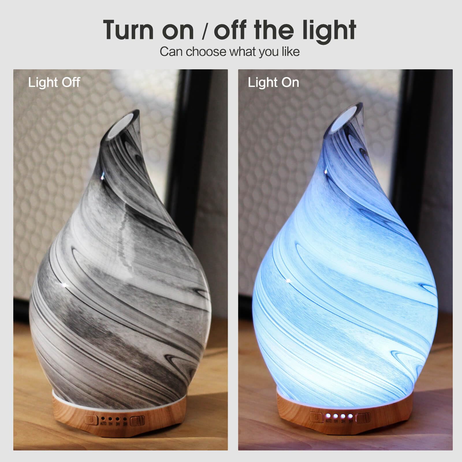 Porseme ink diffuser releases fine mist for a pleasant aroma