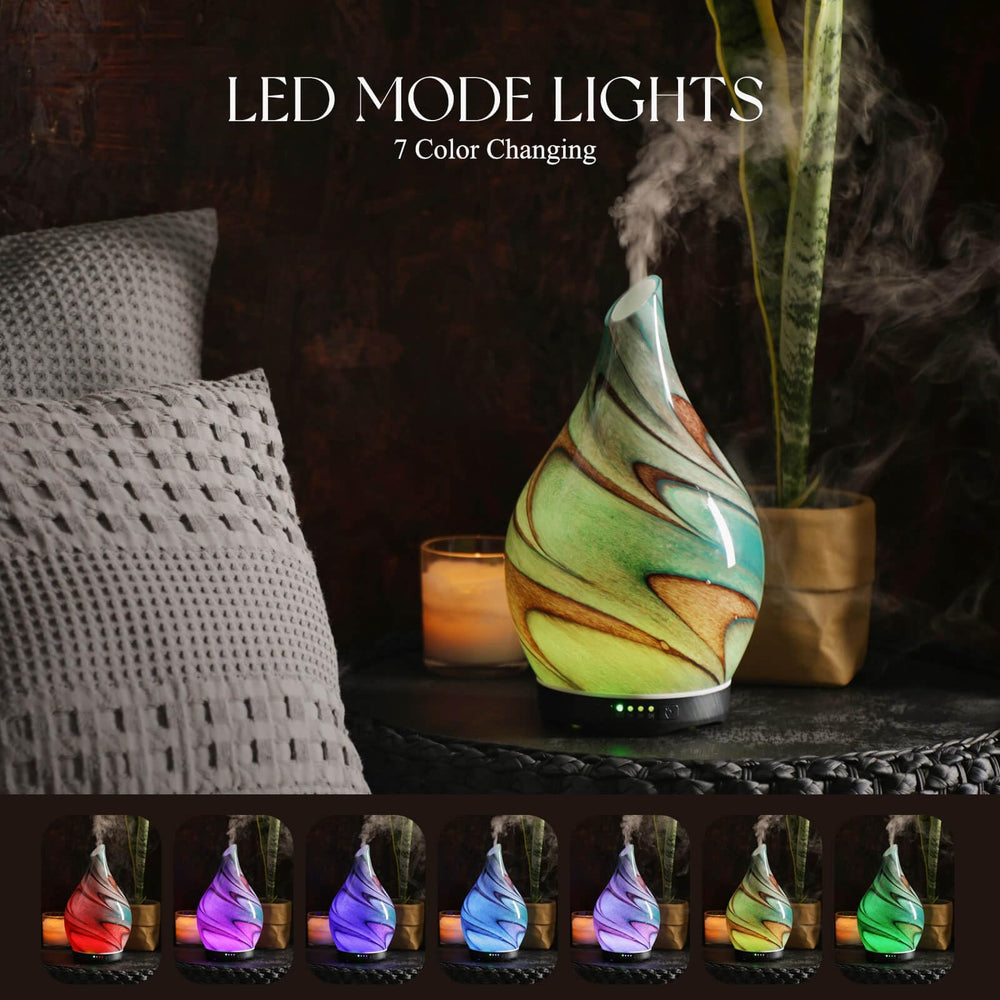 Porseme diffuser with star-shaped glass cover highlighting decorative flair