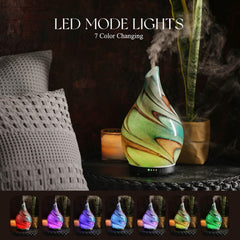 Porseme diffuser with star-shaped glass cover highlighting decorative flair