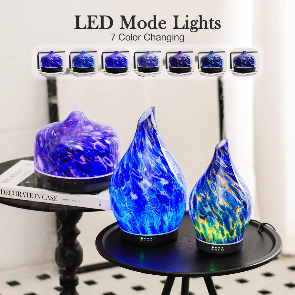 Porseme diffuser with star-shaped glass cover elevates decor and atmosphere.