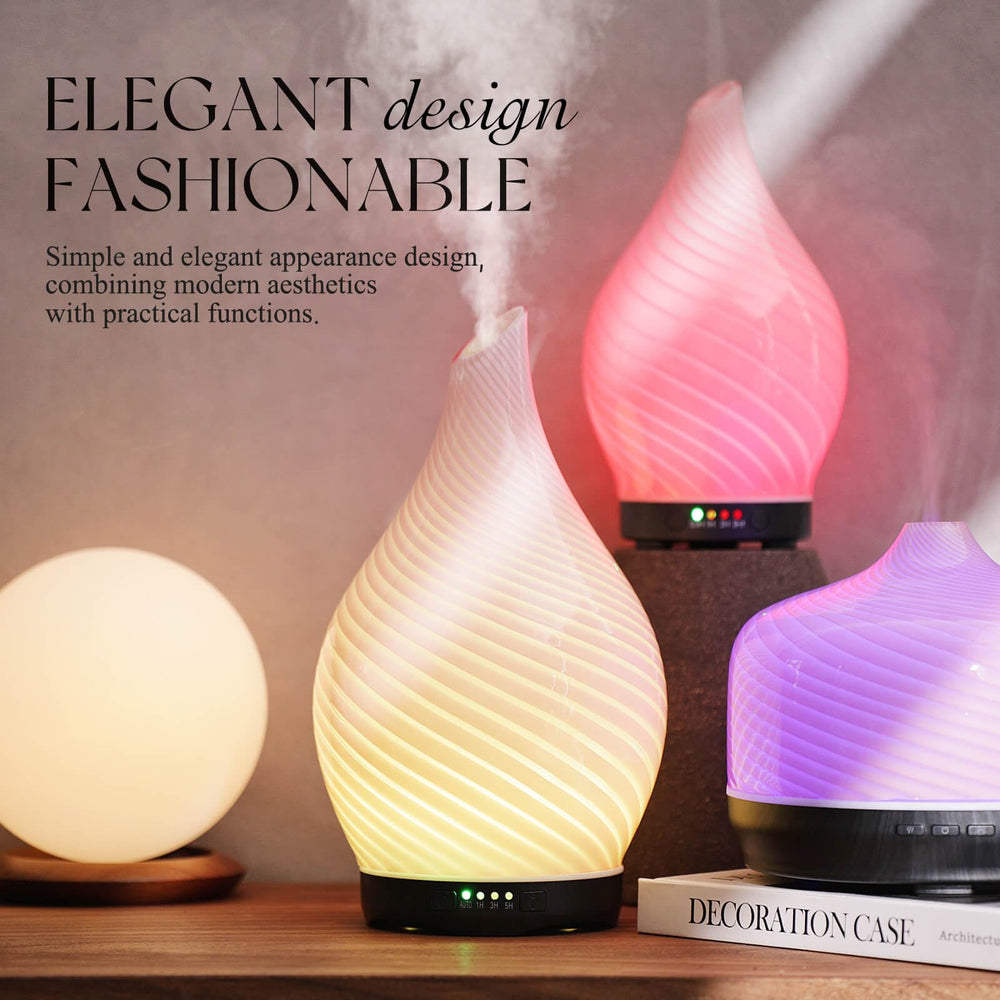 Porseme ultrasonic cool mist diffuser delivers steady aromatherapy in any room.