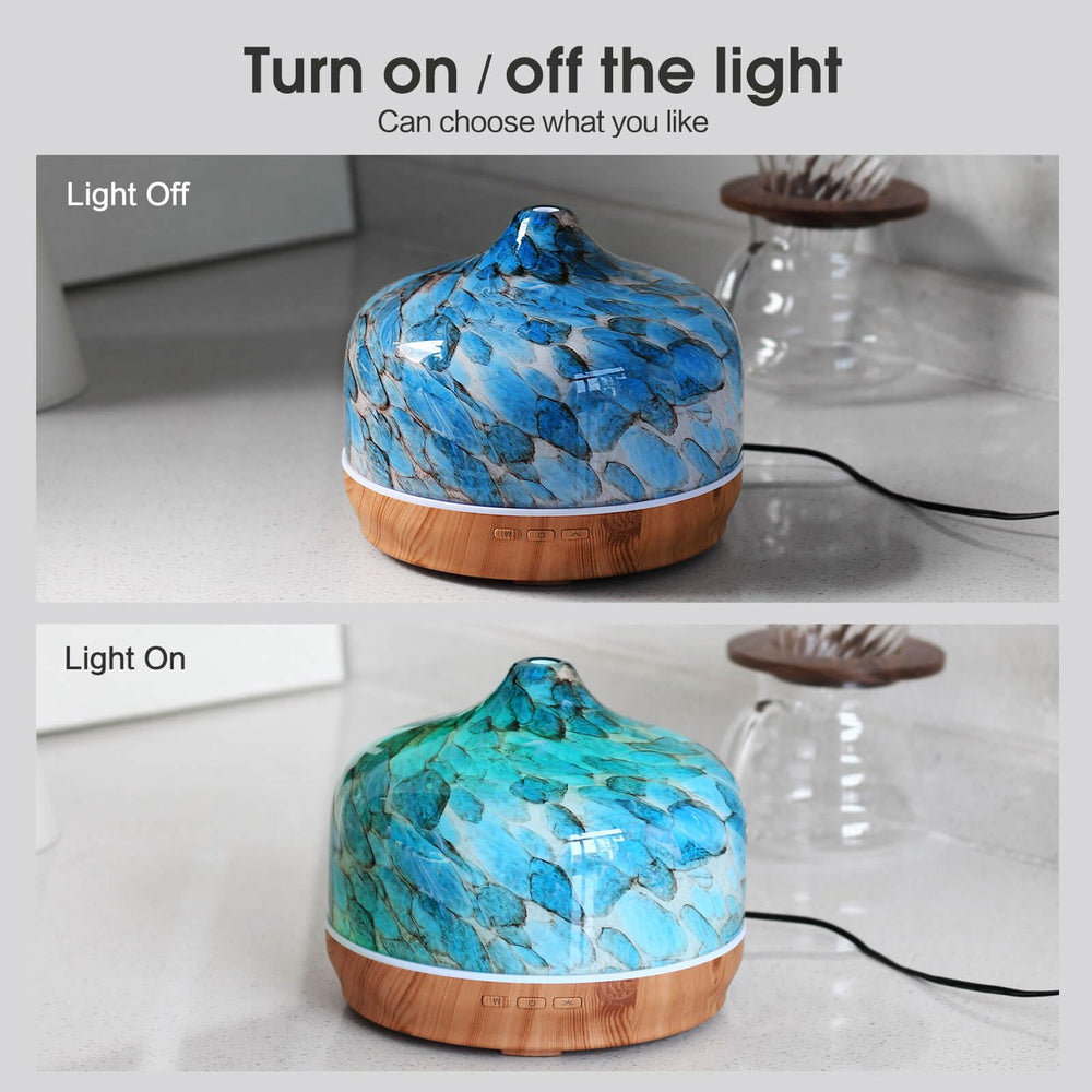 Porseme diffuser features waterless auto-off for safety.