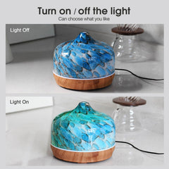 Porseme diffuser features waterless auto-off for safety.