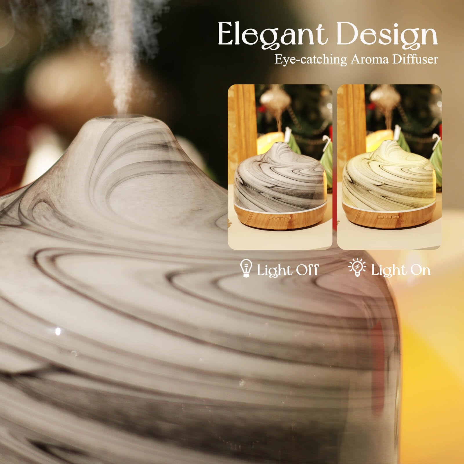Porseme diffuser with waterless auto-off for safe, worry-free use.