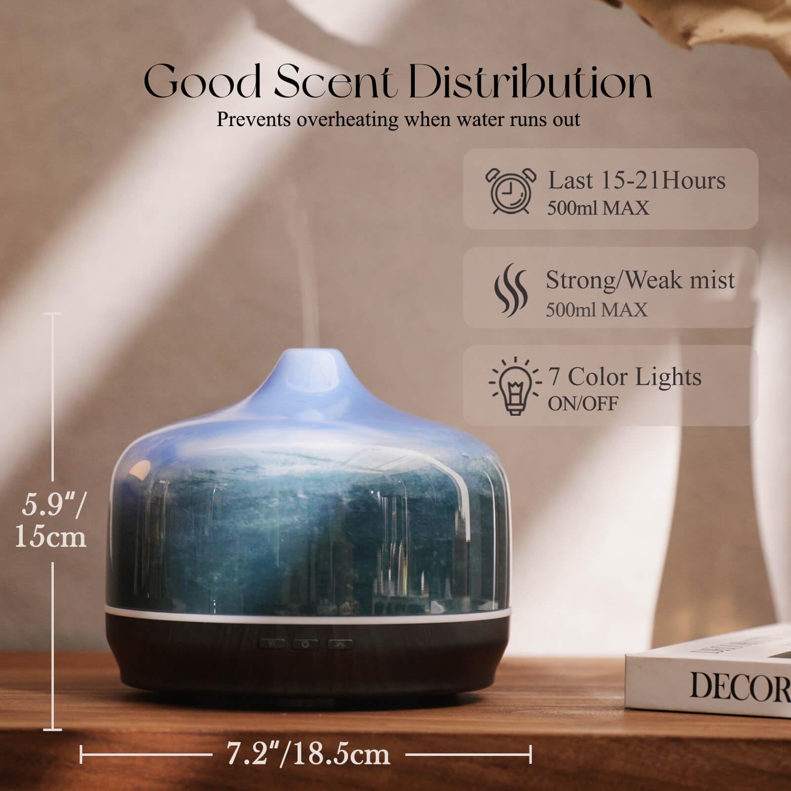 Porseme wood-grain base adds natural style to spaces