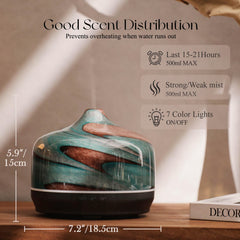 Porseme wood-grain base adds natural warmth to any room