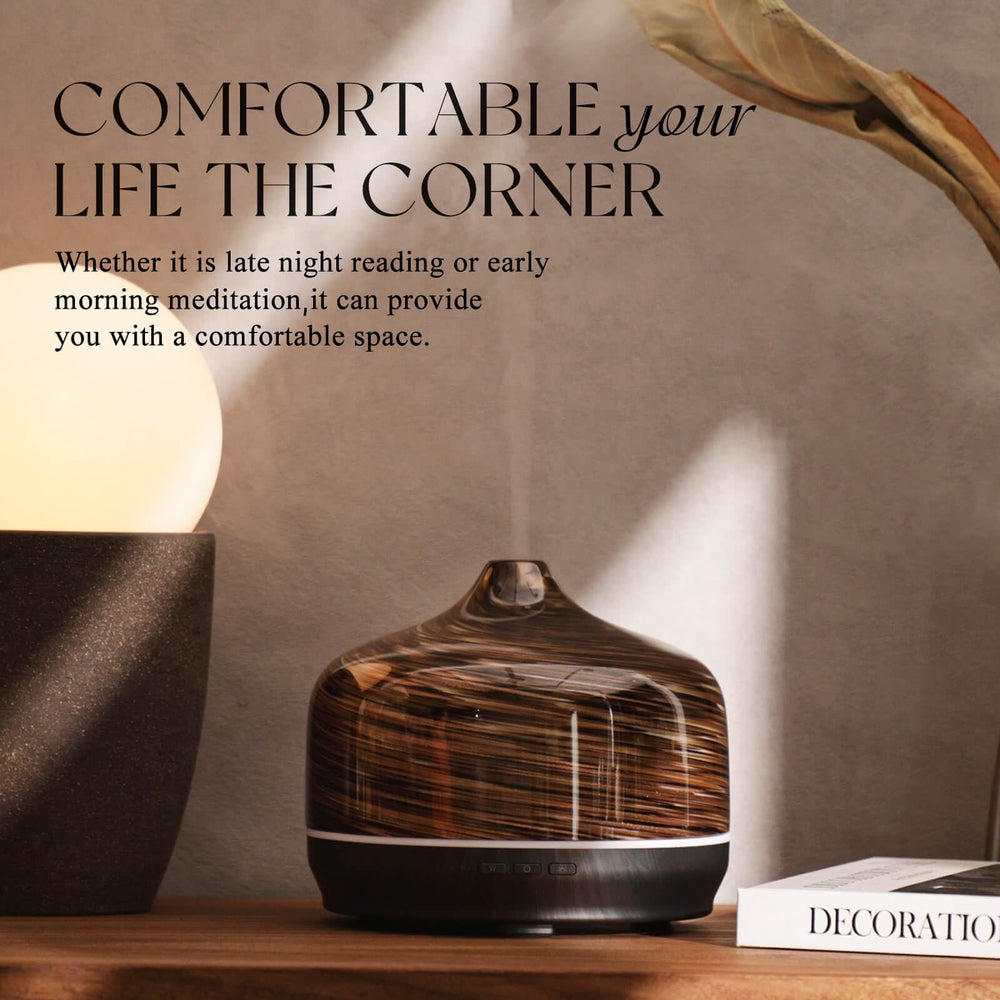 Porseme diffuser in room ambiance creates inviting, relaxing atmosphere.