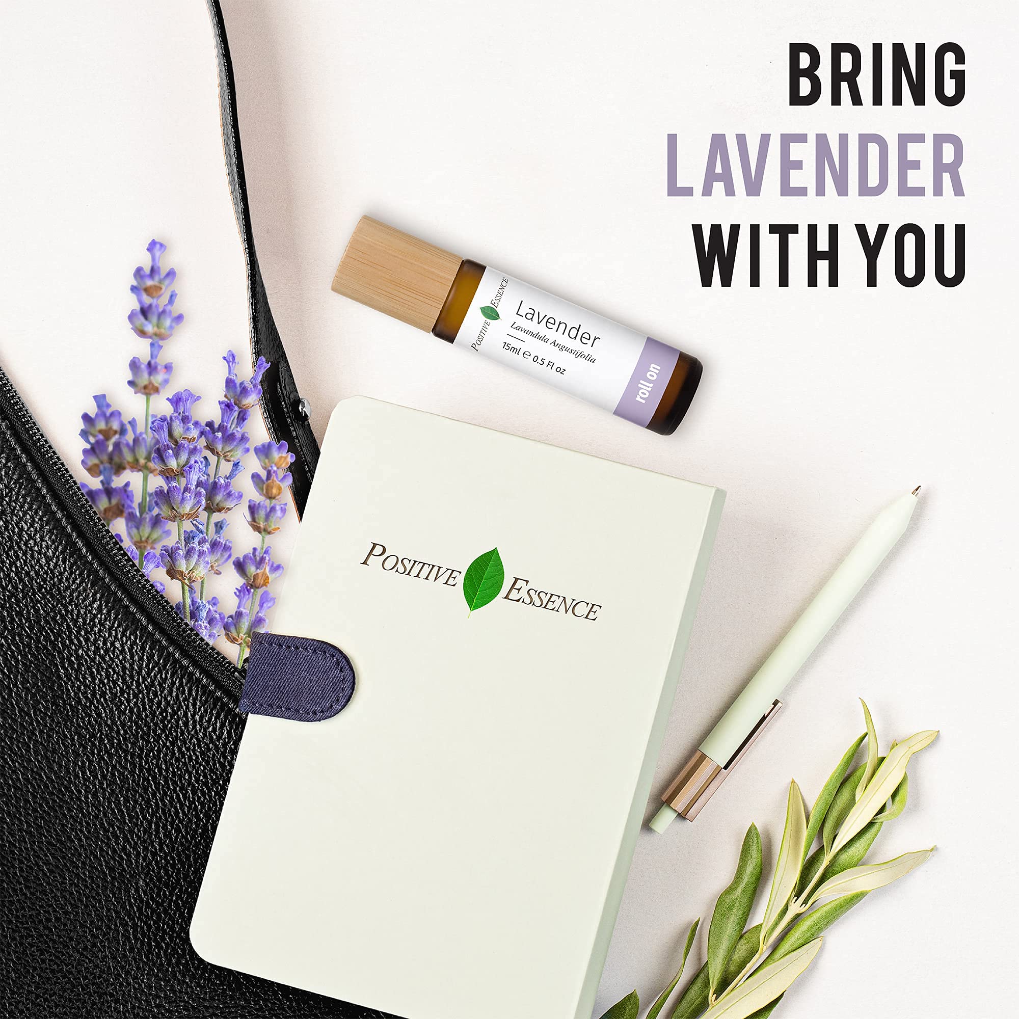 Positive Essence lavender flowers image highlighting pure aromatics