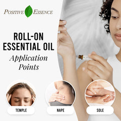 Positive Essence travel size roller ideal for easy bedtime rituals anywhere