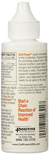 Positive Power Cell Power Drops on kitchen counter ready to mix for hydration.