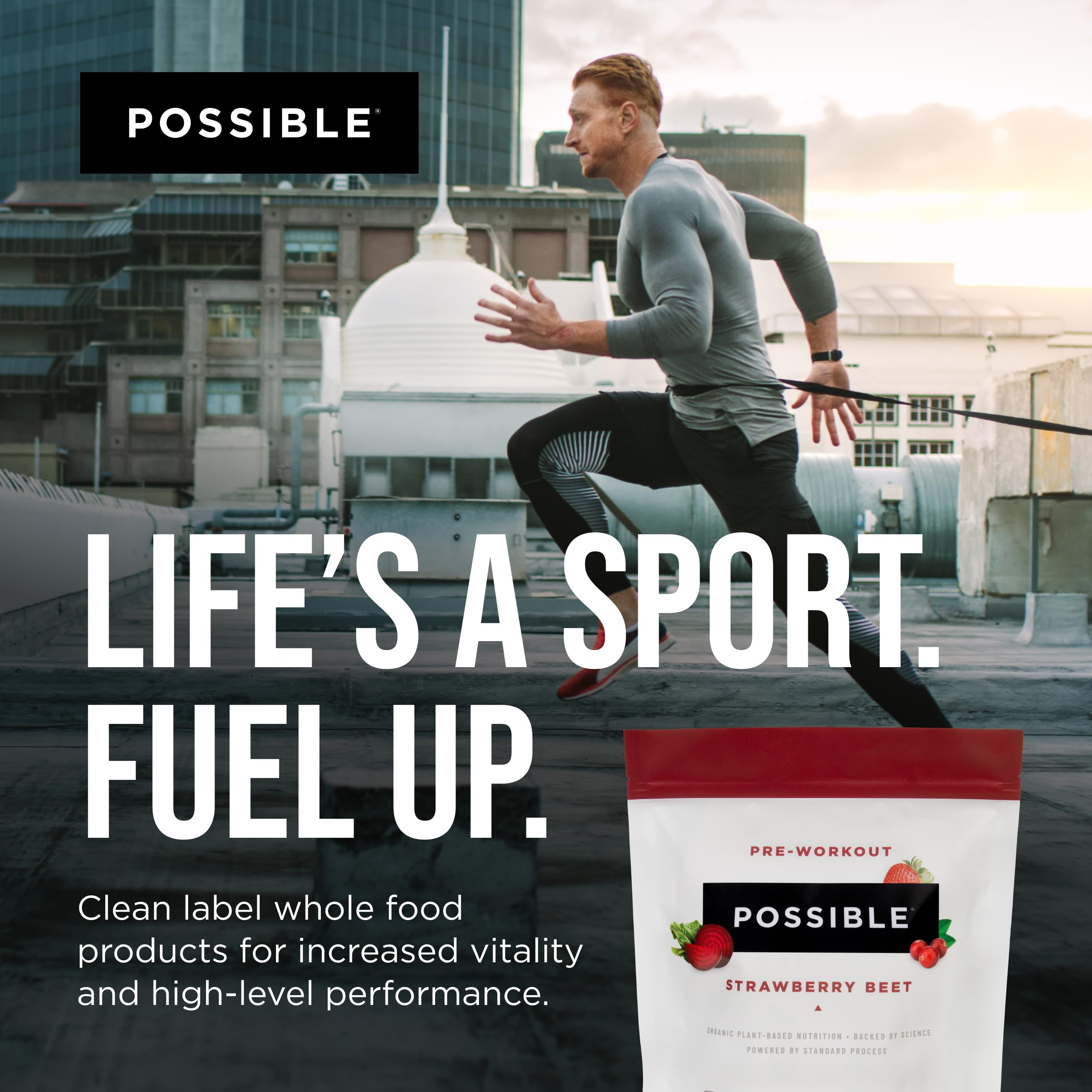 Unboxing Possible Beet Pre-Workout reveals vegan, clean label formula.