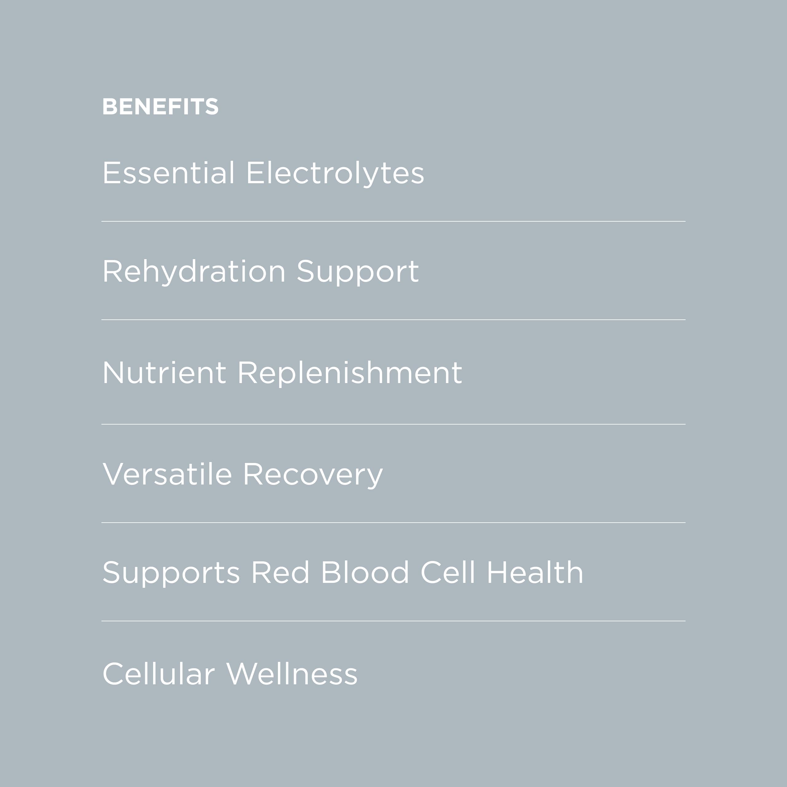 Glass of Possible electrolyte drink highlights refreshing, natural flavor.