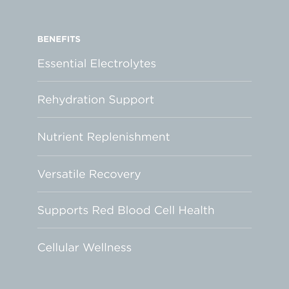 Glass of Possible electrolyte drink highlights refreshing, natural flavor.