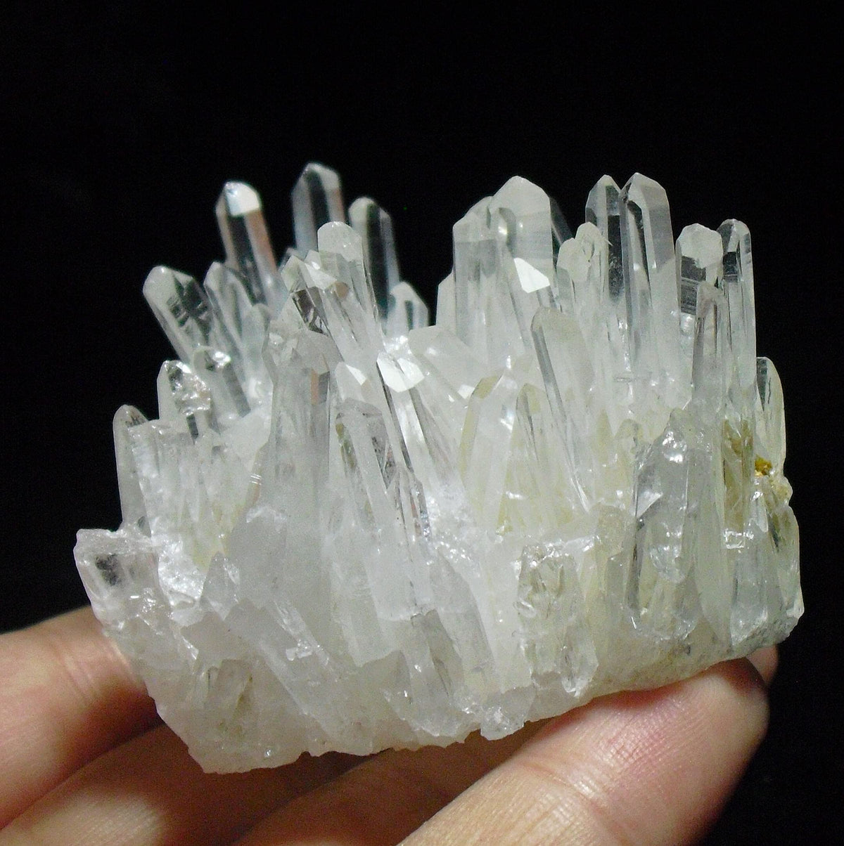 Pounique Clear Quartz Cluster Point drusy for meditation and home decor