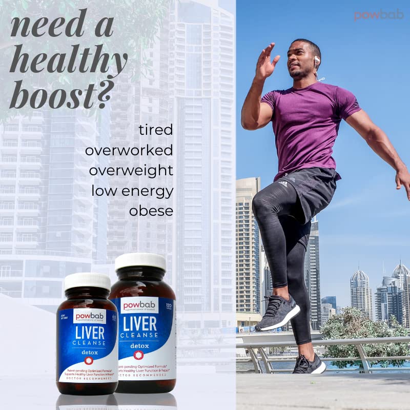 Powbab Liver Cleanse Detox capsules ready for your everyday wellness routine.
