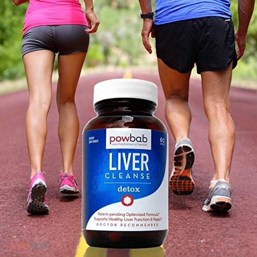Powbab Liver Cleanse Detox product on shelf for mindful supplement selection.
