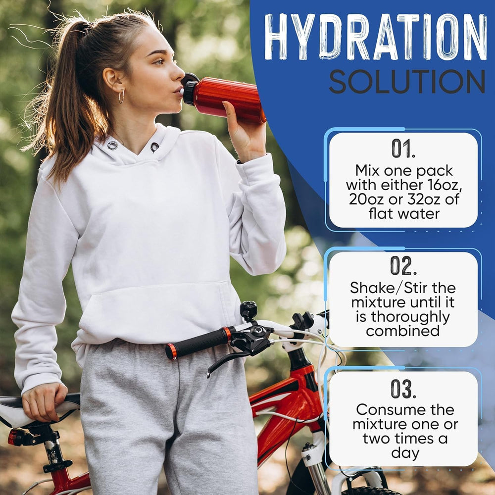 PowderVitamin Electrolytes Plus magnesium 150 mg supplies essential mineral during activity.
