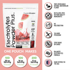 PowderVitamin Electrolytes Plus organic beets highlight natural minerals