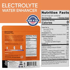PowderVitamin Electrolytes Powder Plus 1000mg potassium highlights mineral-rich hydration