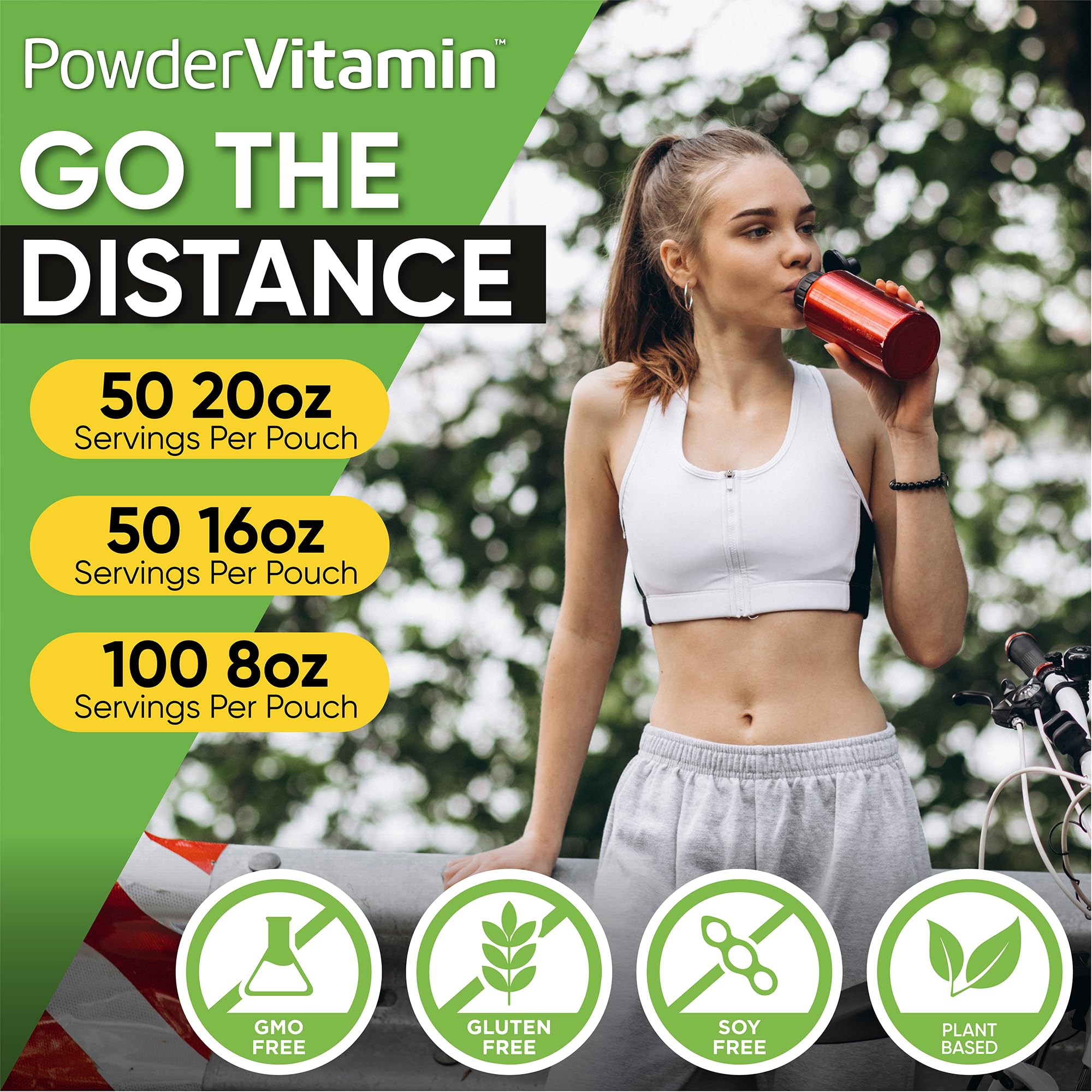 PowderVitamin Electrolytes Plus no maltodextrin label for keto-friendly hydration.
