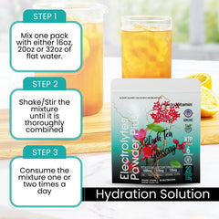 PowderVitamin Electrolytes Powder Plus resealable 110g pouch for on-the-go hydration