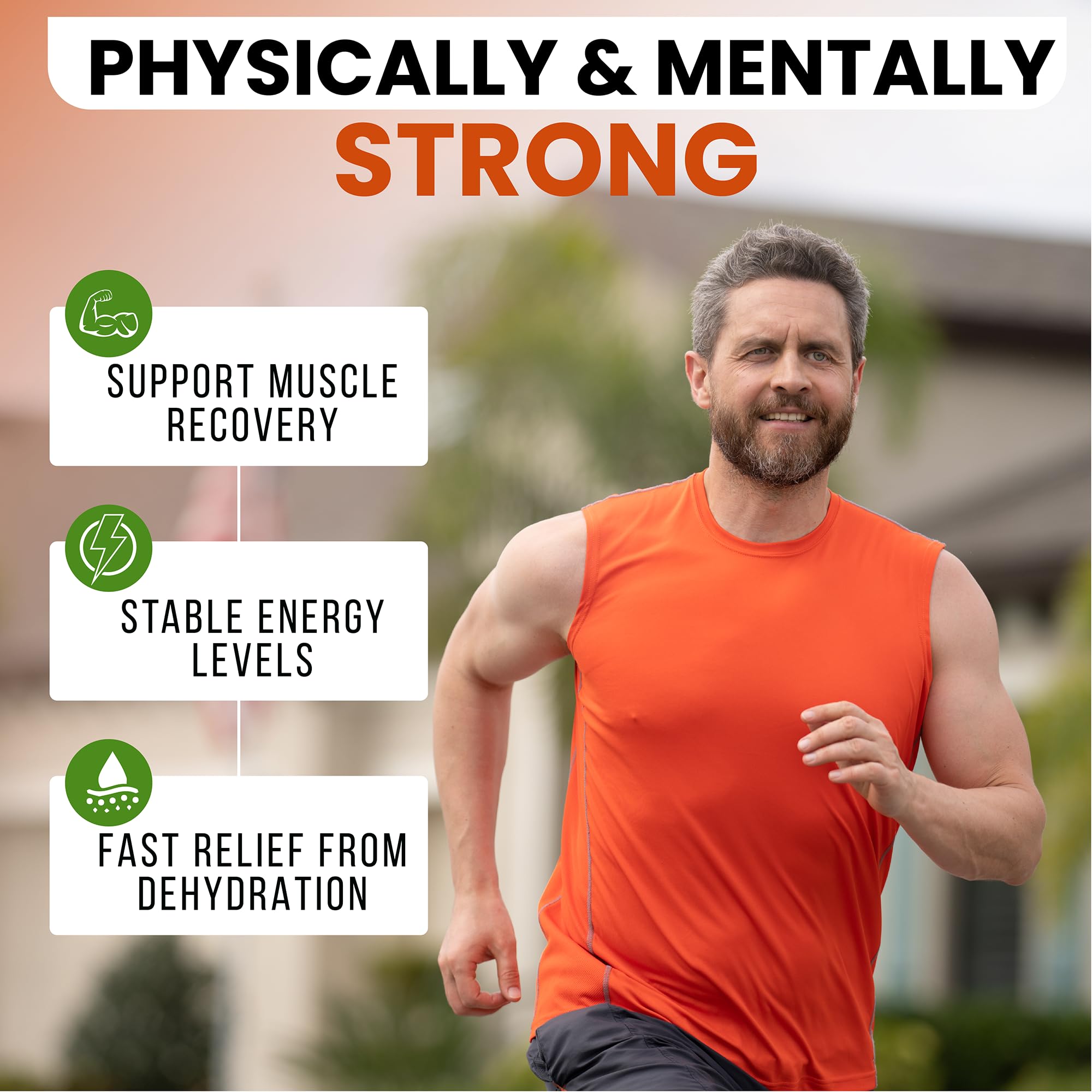 PowderVitamin Electrolytes Plus includes vitamin C and zinc for balanced nutrients