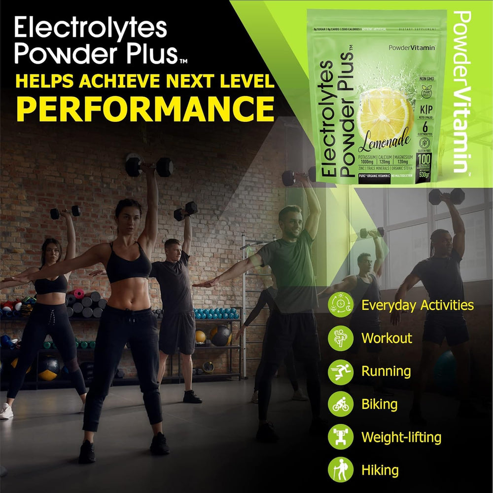 PowderVitamin Electrolytes travel pack for hydration on the go