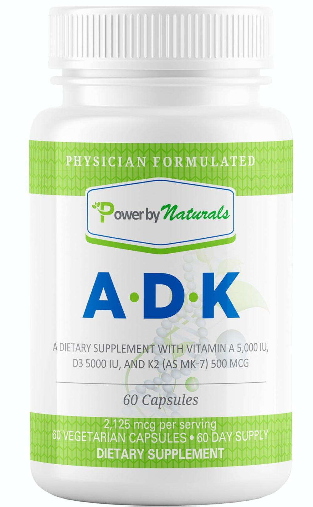 Power By Naturals ADK GMP certification seal for quality manufacturing