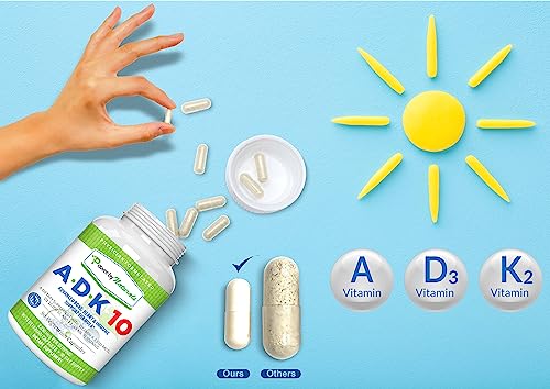 Power By Naturals ADK10 premium bottle and box arranged for shelf appeal.