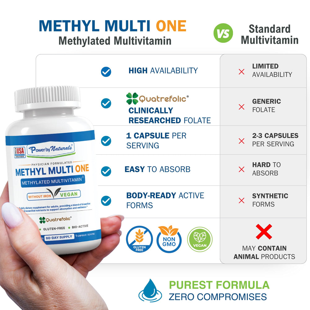 Power By Naturals Methyl Multi One vegan-friendly badge