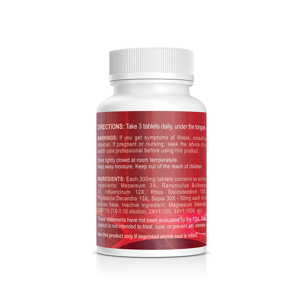 Power Immunity label close-up shows ingredients for natural immune support.
