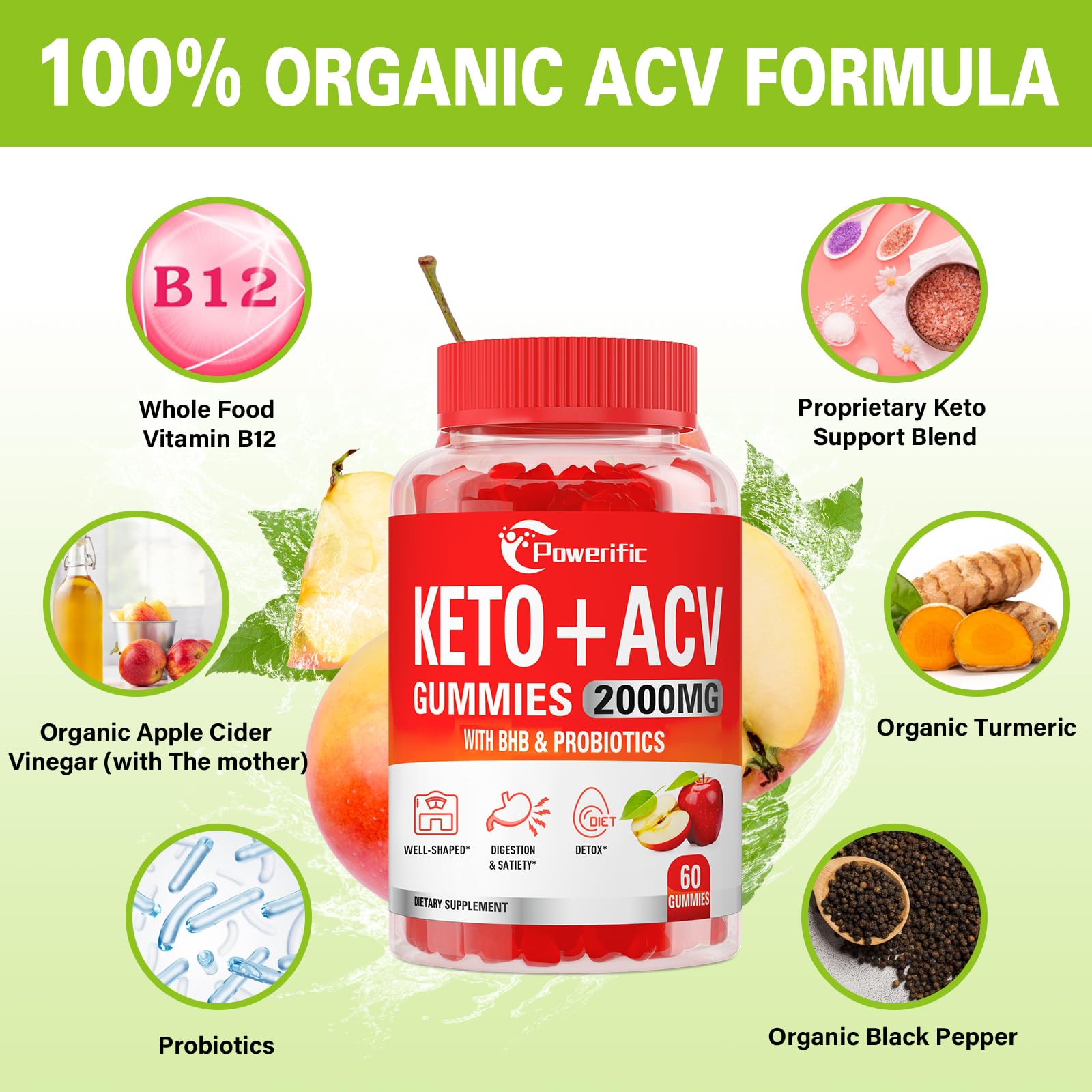 Organic turmeric and pepper notes suggest enhanced absorption.
