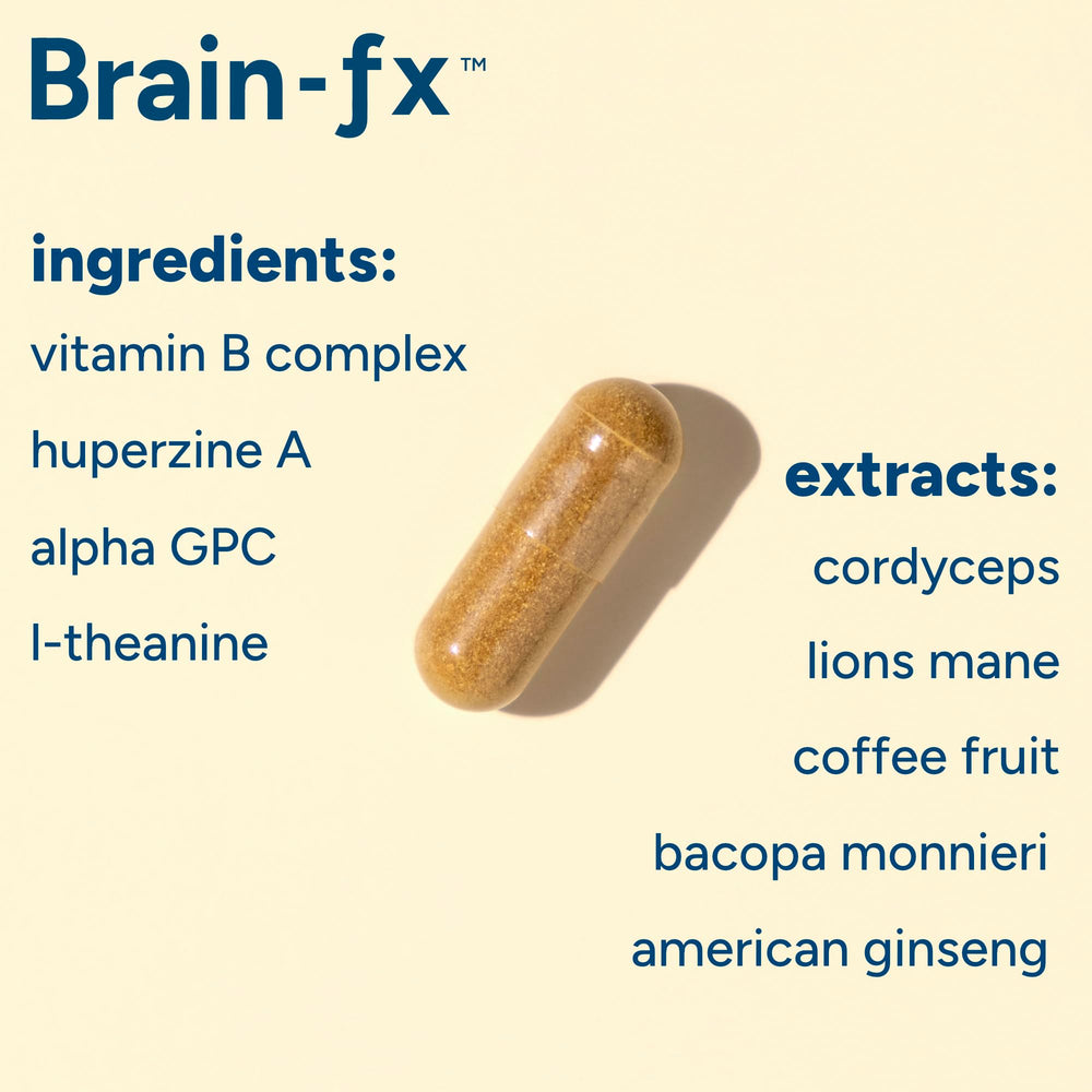 PPO Lab Brain-fx extended-release capsules pictured for long-lasting mental clarity.