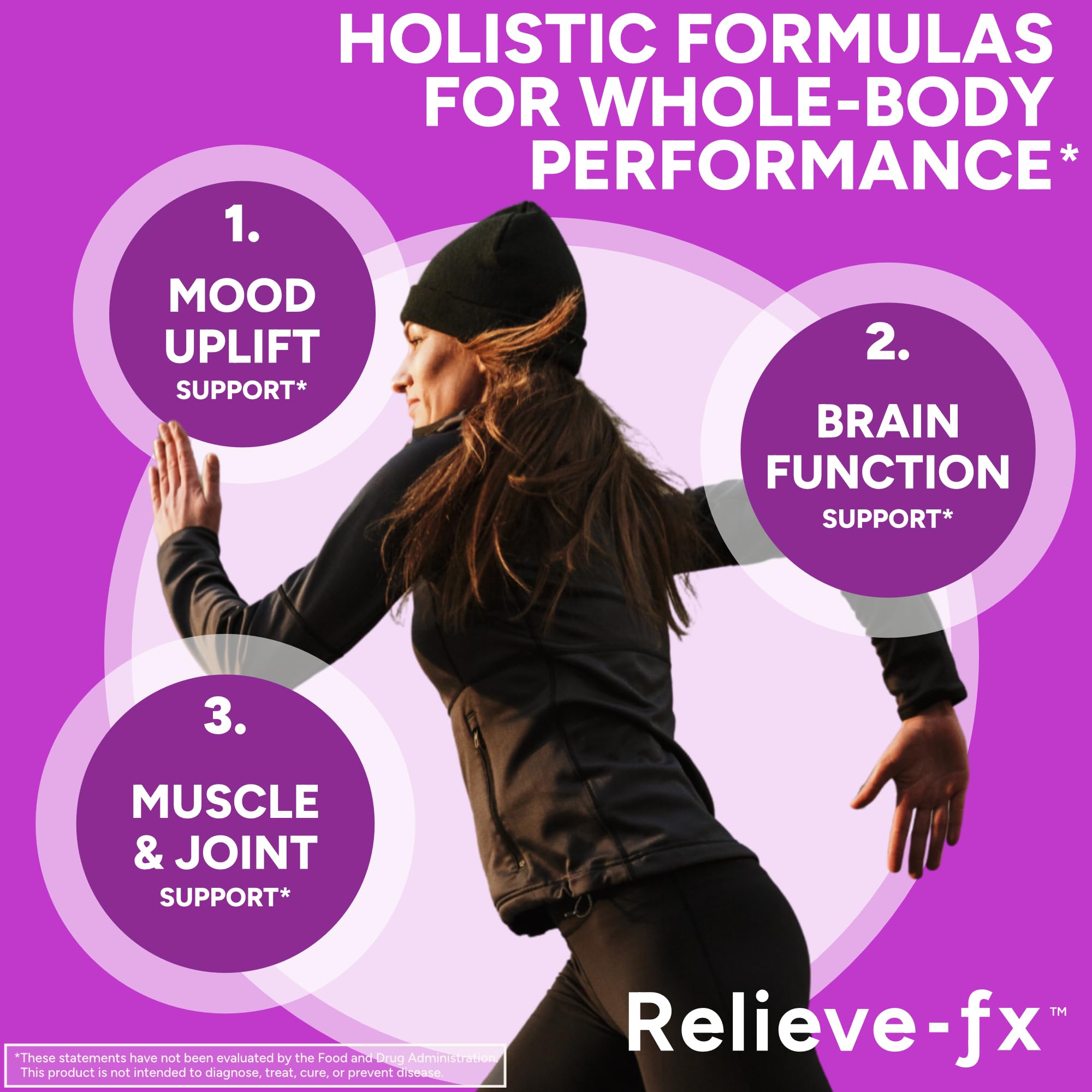 PPO Lab Relieve-fx DLPA capsules closeup emphasizes convenient daily use